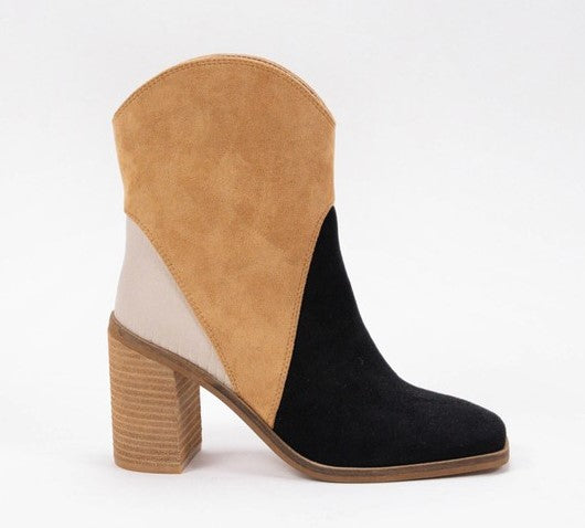 Kendall Tri-Tone Bootie